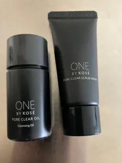ONE BY KOSÉ ポアクリアセット　スクラブウォッシュ　オイル　サンプル — image 1