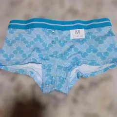 ボクサーショーツ ブルー 総柄 Mサイズ新品 — image 1