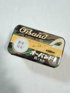 オーバンド 輪ゴム ゴムバンド カモフラ 缶 新品 — image 1