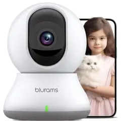 新品　見守りカメラ 防犯カメラ ペットカメラ blurams 300万画素 — image 1