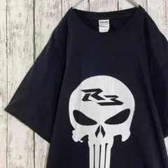 【YAMAHA R3風】R3ロゴxスカルクルーネックTシャツ ゆるだぼ 希少 — image 1