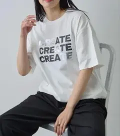美品 ★ COLONY2139 箔プリント ロゴTシャツ — image 1