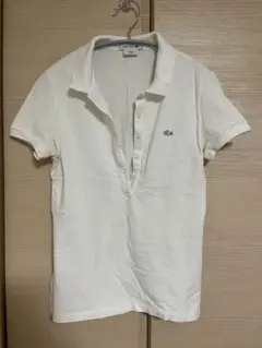 LACOSTE ラコステ 半袖 ポロシャツ ホワイト サイズ36 — image 1