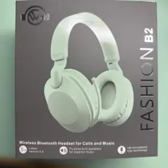 【美品・付属品完備】ワイヤレスヘッドフォン FASHION B2 ミントグリーン — image 1
