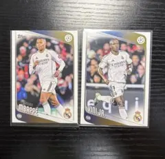 Topps ムバッペ ヴィニシウス カード2枚セット — image 1