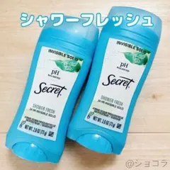 シークレット pHバランスデオドラント シャワーフレッシュ 制汗剤 73g×2個 — image 1