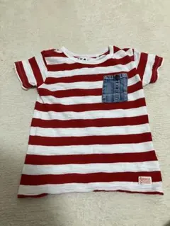 Ocean & Ground ボーダーTシャツ デニムポケット — image 1