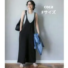 coca　エンボス加工オールインワン　黒　フリーサイズ — image 1