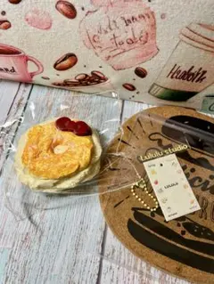 【訳あり】lulu鹿　ルル鹿　スクイーズ　リボンドーナツ　付属品完備 — image 1