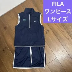 美品　フィラゴルフ　ワンピース　L ネイビー — image 1