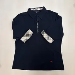 BURBERRY バーバリーロンドン　ノバチェック ポロシャツ 七分袖 XL — image 1