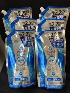 アリエール MiRAI 洗浄プラス 詰替 640g 6個セット — image 1