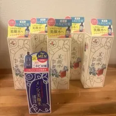 明色　美顔水　レトロデザイン　160ml 5本まとめ売り　おまけメンズ美顔水 — image 1