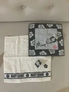 MARY QUANT タオルハンカチ 2枚セット✨タグ付未使用 — image 1