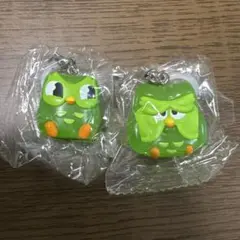 duolingo めじるしアクセサリー チラ見デュオ、シワシワデュオ — image 1