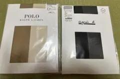 ストッキング4足セット ポロラルフローレン アニエスb — image 1