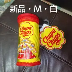 Chupa Chups ホワイト Tシャツポーチ入り Mサイズ新品・未使用 — image 1