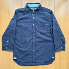 BEAMS HEART 七分袖 ネイビー　シャツ　M — image 1