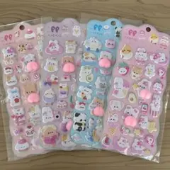 6/16〜6/24限定SALE！4枚セット ぷにぷにシール — image 1