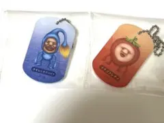 こびとづかん　アクリルドッグタグ　オオヒレカワコビト　イチゴクレナイ — image 1