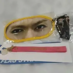 EXILE SHOKICHI アイマスク クリアチャーム ストラップ セット — image 1