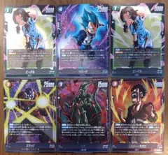 【素体×6枚セット】ベジータ セル ビーデル SR CROSS FORCE収録 — image 1