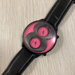 muta × ROMAGO ムータ ロマゴ 腕時計 ブラック ピンク — image 1