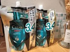 CLEAR MEN トータルケア シャンプー コンディショナー 詰替 — image 1