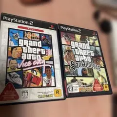 ps2グランドセフトオート　サンアンドレアス　バイスシティ　グラセフ　説明書なし — image 1