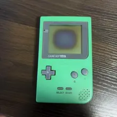 ゲームボーイポケット 緑　ジャンク品 電源不良 液晶液漏れ 本体のみ — image 1