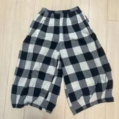 SEASON REASON チェック柄 ワイドパンツ Mサイズ — image 1