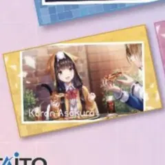 【タイクレ限定】ヘブンバーンズレッドビジュアルタオル vol.2／朝倉可憐 — image 1