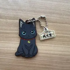 ふしぎ駄菓子屋 銭天堂 黒猫 ラバーキーホルダー — image 1