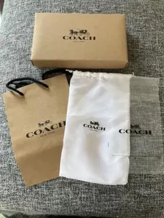 COACH ギフトボックス ショップ袋 巾着袋 セット — image 1