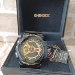 CASIO G-SHOCKジーショック腕時計 ゴールド&ブラック 人気爆発中 — image 1