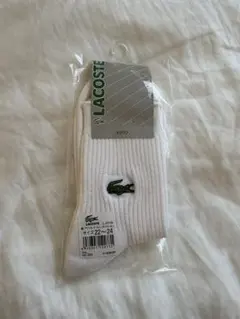 LACOSTE ラコステ ソックス ホワイト 22-24cm — image 1