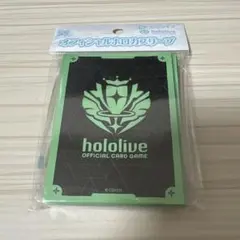 hololive オフィシャルホロカスリーブ ブランドロゴ(Green) — image 1