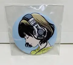 江口寿史イラストレーション展 彼女　缶バッジ — image 1