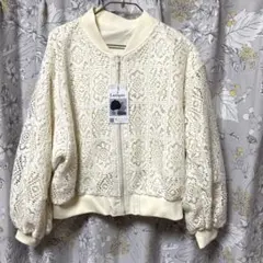 Lutique リバーシブル ブルゾン アイボリー L — image 1