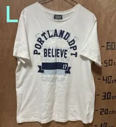 OBLO 半袖Tシャツ Ｌサイズ 白 — image 1
