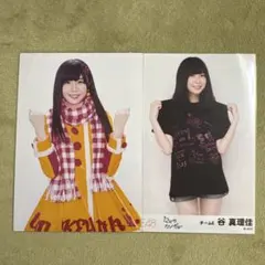 SKE48 谷真理佳 12月のカンガルー 生写真 2枚セット — image 1