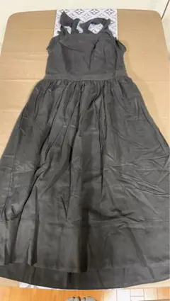 ULLA JOHNSON ブラック キャミワンピース フレアシルエット — image 1