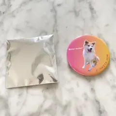 秋田犬 缶バッジ Bow-wow! I LOVE AKITA DOG — image 1