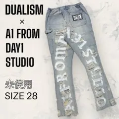 A1 FROM DAY1 STUDIO × DUALISM ダメージ デニム — image 1