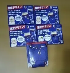 サッカー日本代表 ユニフォーム缶ホルダー 5個セット — image 1