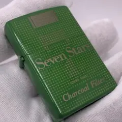 【オク】　セブンスター SevenStars グリーン　オイルライター — image 1