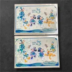 ★東京ディズニーシー 25周年 シール 2枚セット★ステッカー ホログラム — image 1
