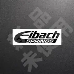新品☆Eibach SPRINGS　ステッカー　ブラック　1枚　縦40×横150 — image 1
