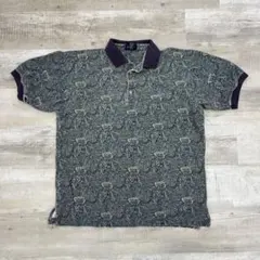 古着 90年代 GANT L 総柄 半袖ポロシャツ メンズL — image 1