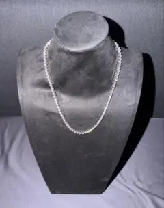 最高品質モアサナイト仕様　50cm4mm テニスチェーン — image 1
